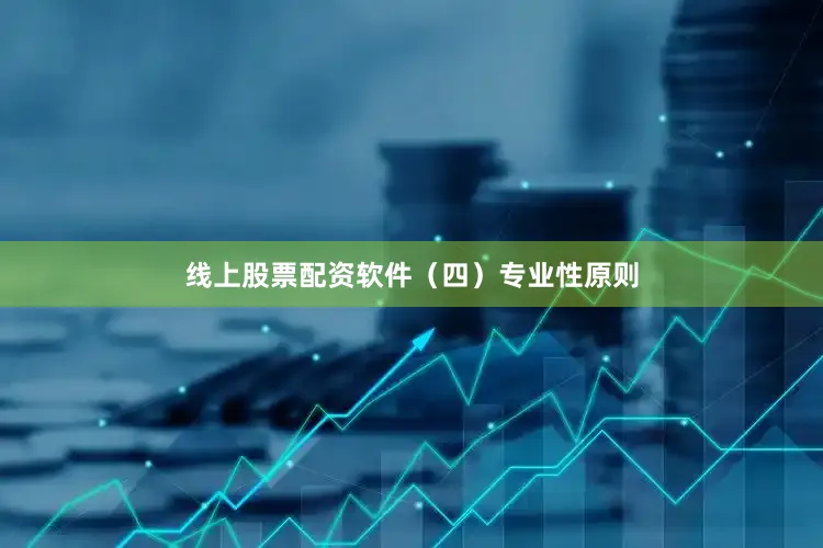 线上股票配资软件　　（四）专业性原则
